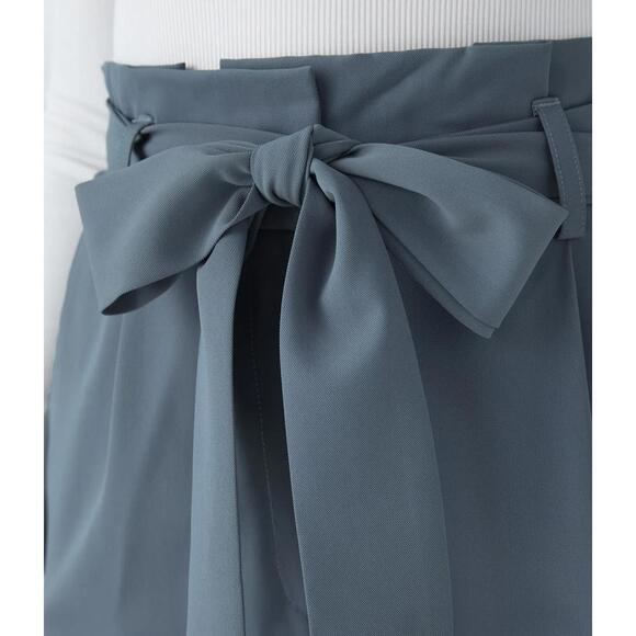 NWT Halara High Waisted Belted Pocket Wide Leg Work Pants Deep Sea Gray Blue XL - Picture 8 of 13